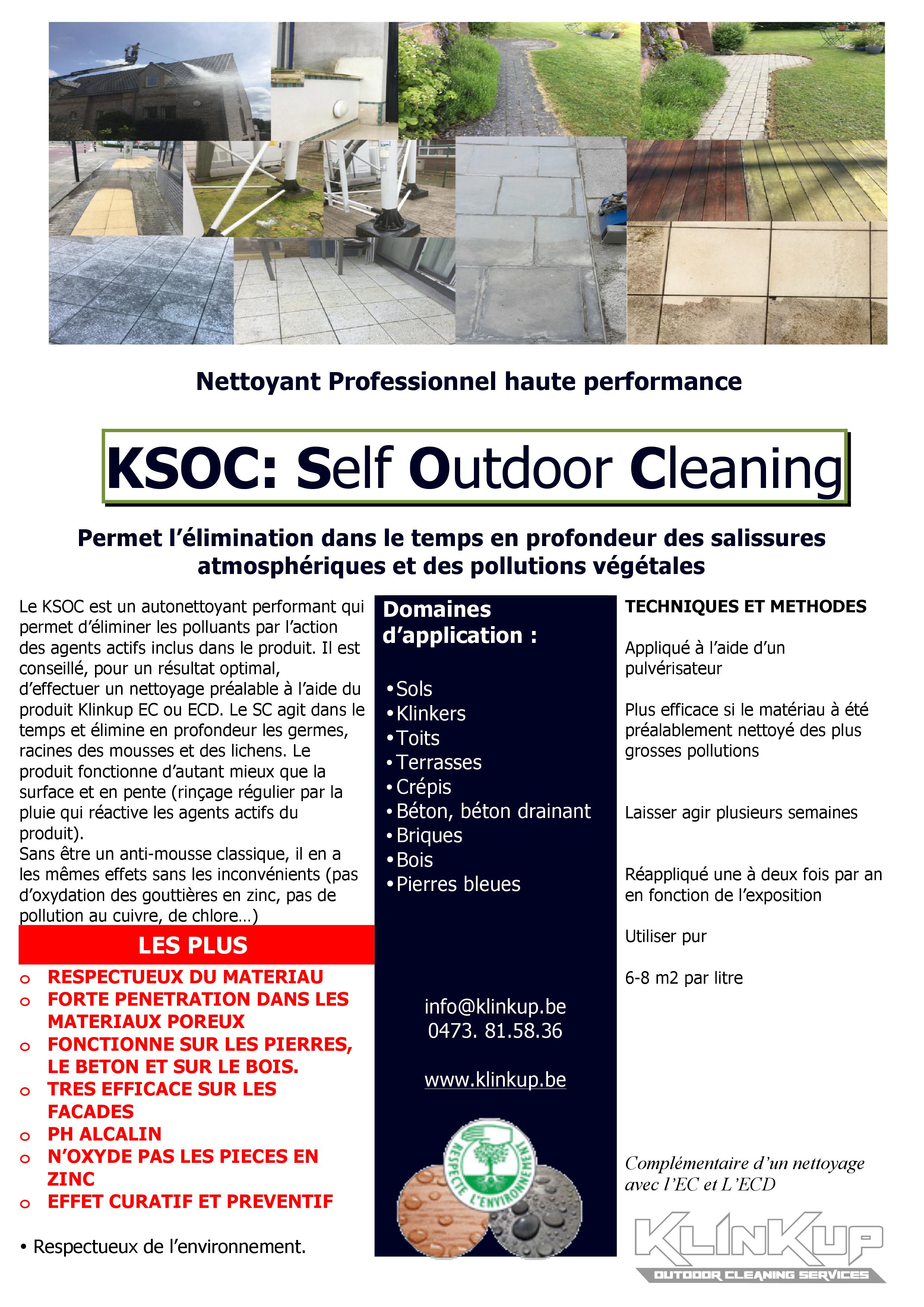 KSOC : Self outdoor Cleaning